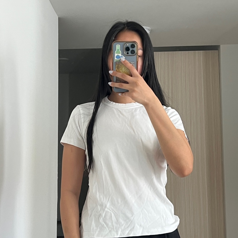 White fitted Women's T-Shirt